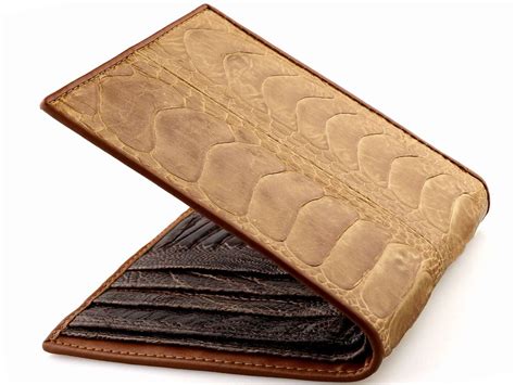 ostrich skin wallet mens